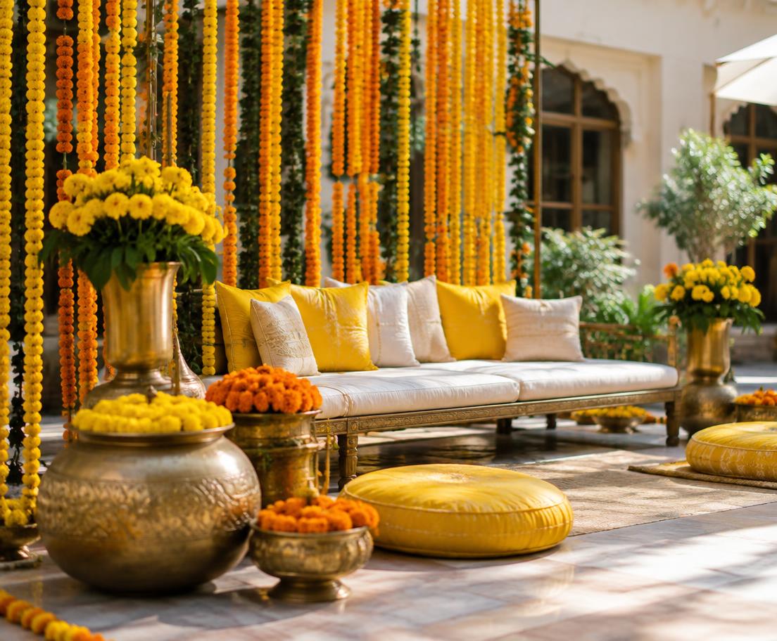 Haldi event setup