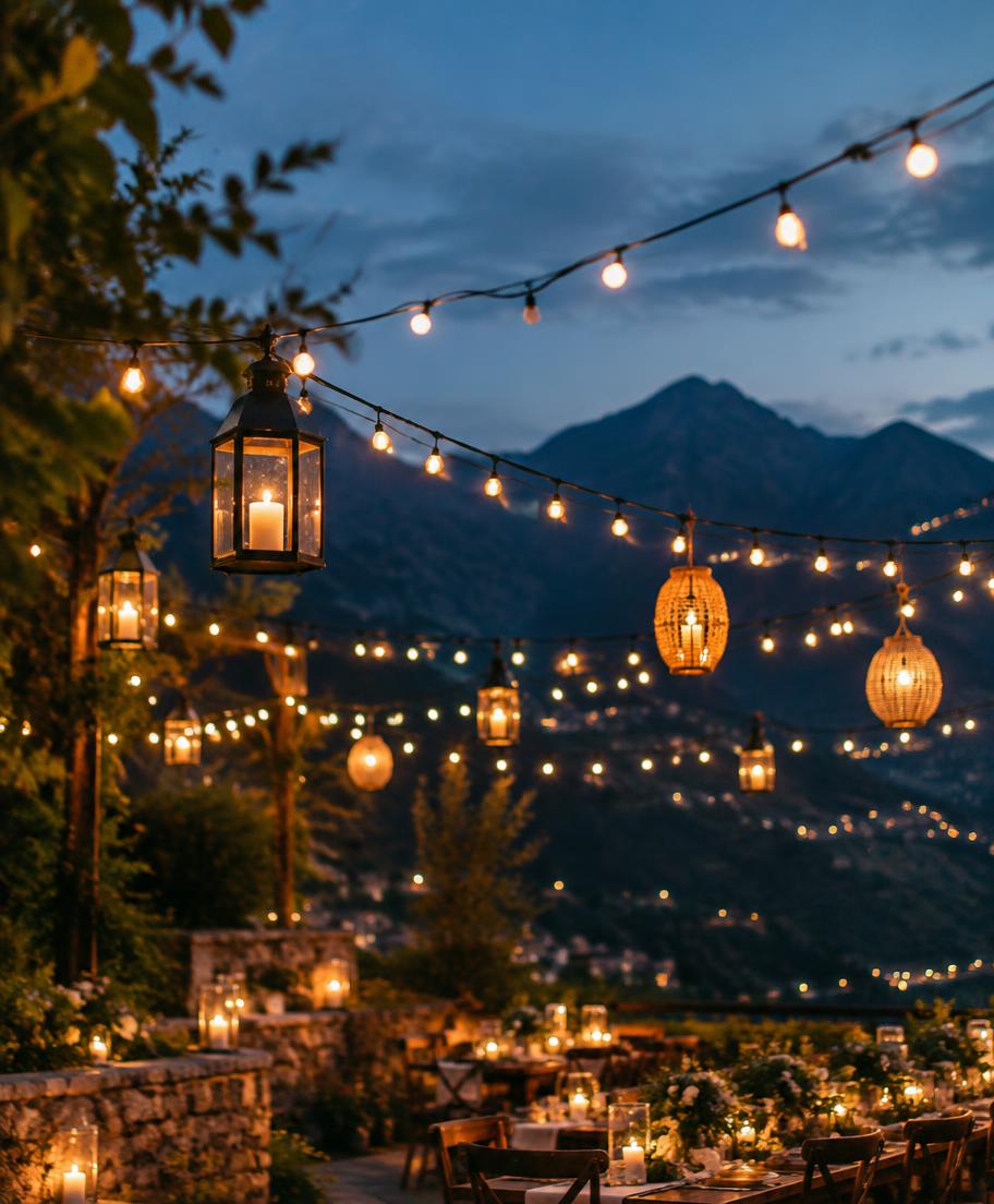 Lighting event setup